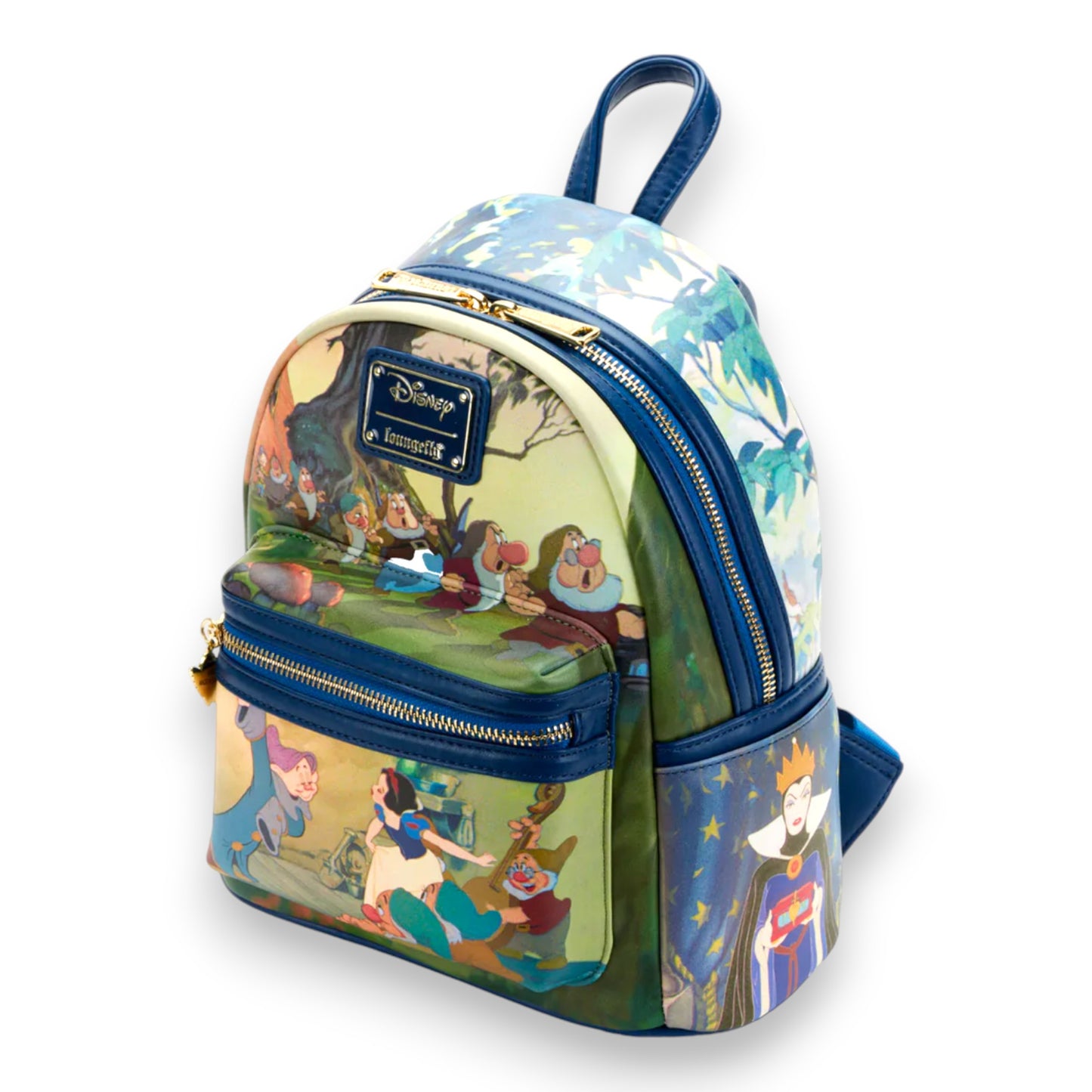 Snow White Film Scenes Mini Backpack