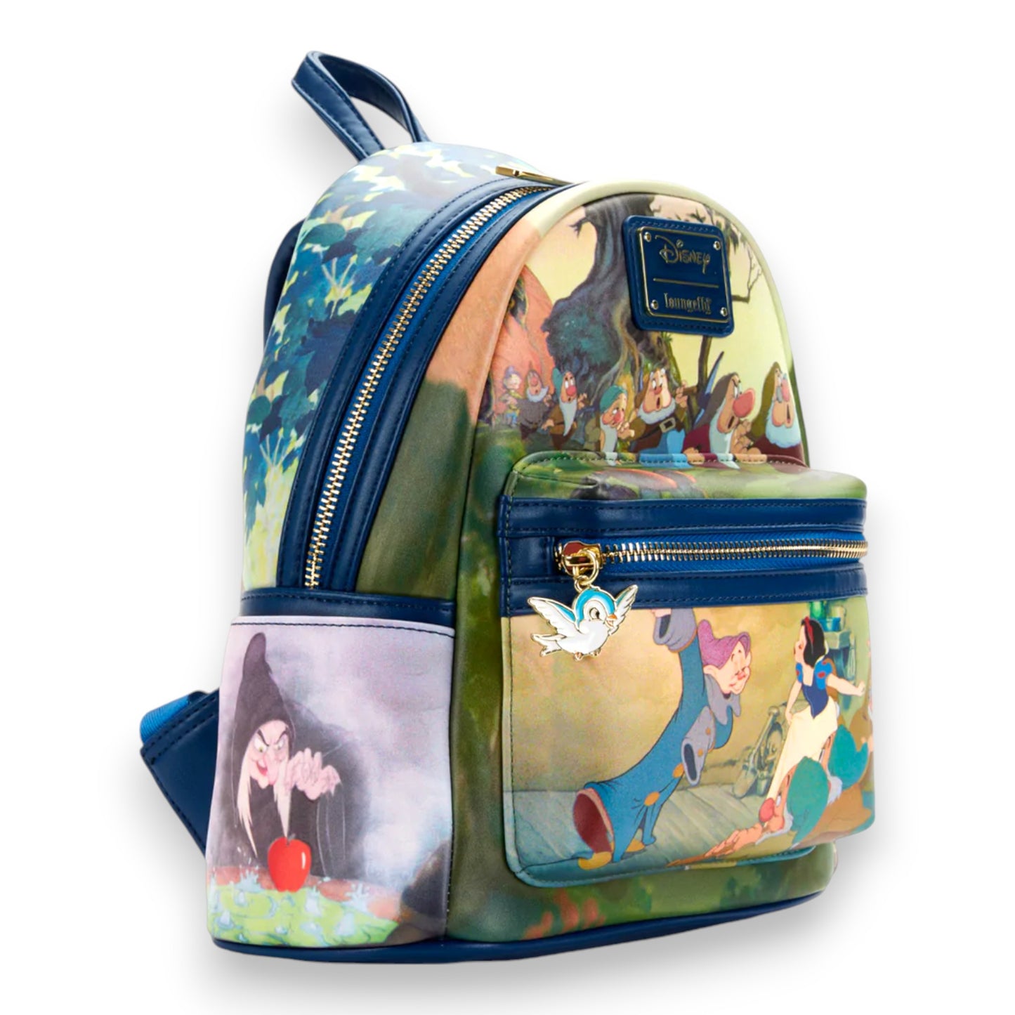 Snow White Film Scenes Mini Backpack