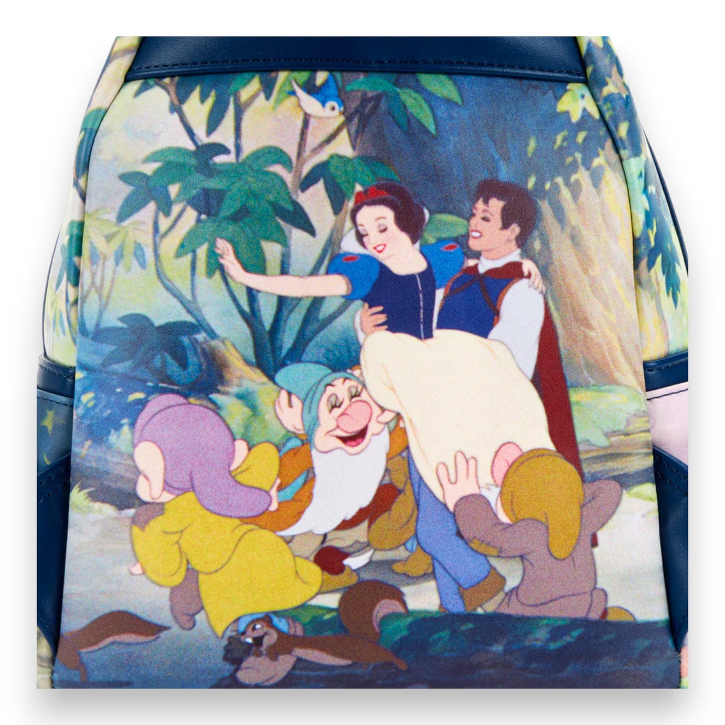 Snow White Film Scenes Mini Backpack