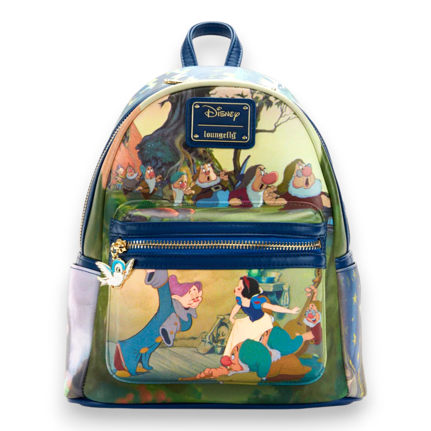 Snow White Film Scenes Mini Backpack