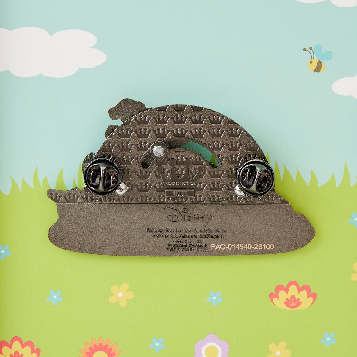 Winnie the Pooh Folk Floral 3-Inch Collector Box Pin