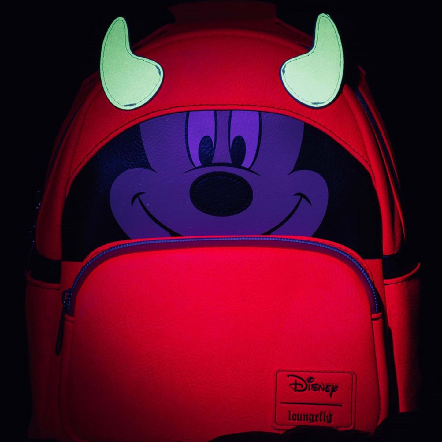 Mickey Mouse Devil Mini Backpack (GITD)
