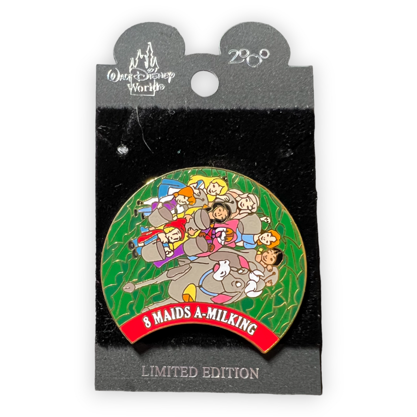 Holiday 2000 Wreath - 12 Days Of Christmas - 8th Day (LE) Pin