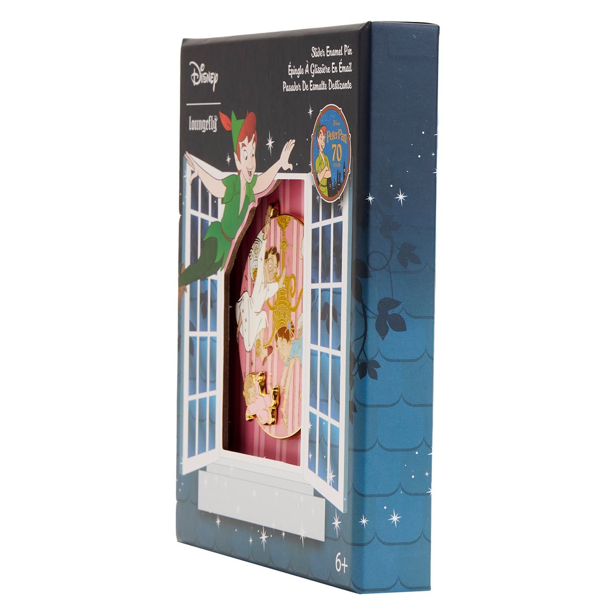 Peter Pan 70th Anniversary "You Can Fly" 3-Inch Collector Box Pin