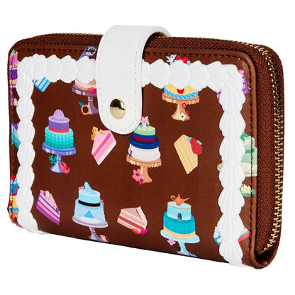 Disney Princess Cakes Zip-Around Wallet