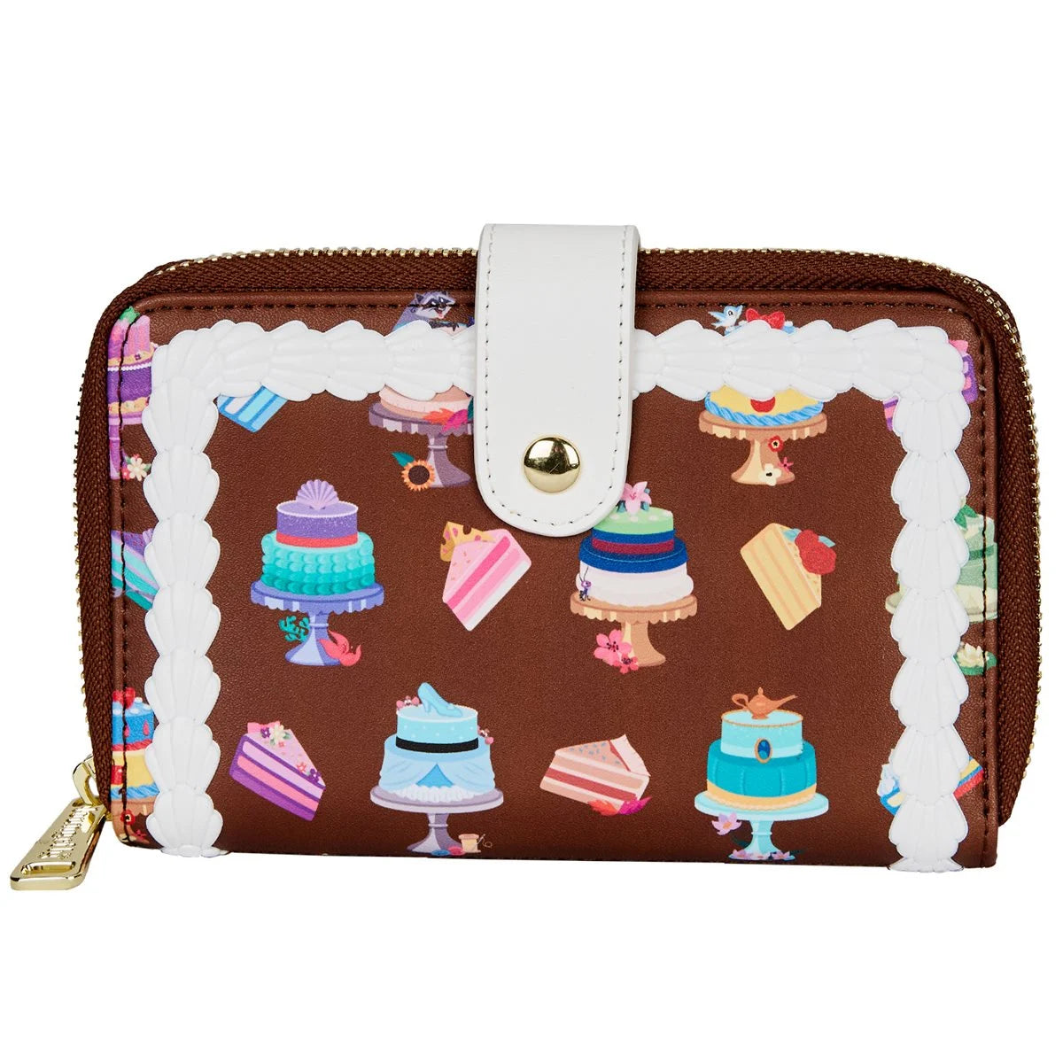 Disney Princess Cakes Zip-Around Wallet