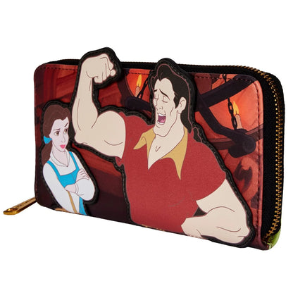 Beauty and the Beast Gaston Zip-Around Wallet