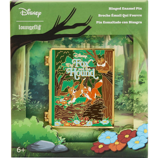 The Fox and the Hound Classic Books 3-Inch Collector Box Enamel Pin