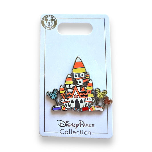 Candy Corn Disney Castle Pin