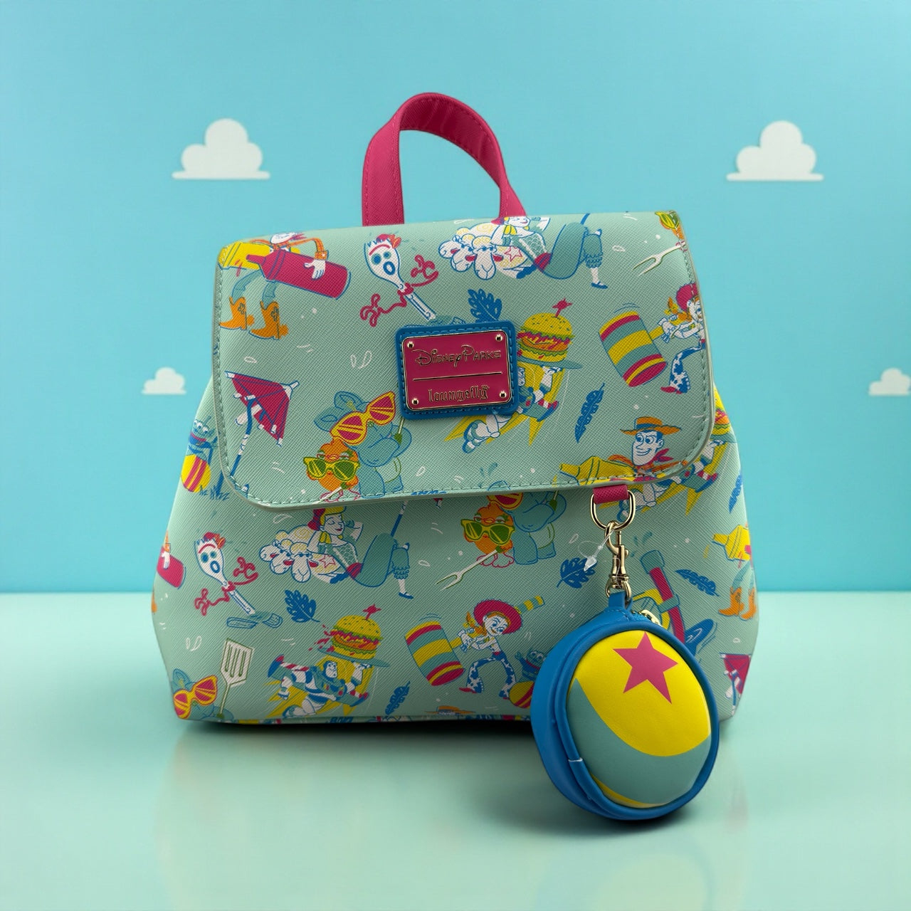 Disney Loungefly Toy Story 4 Backpack Coin
Purse Set Summer Splash 2023