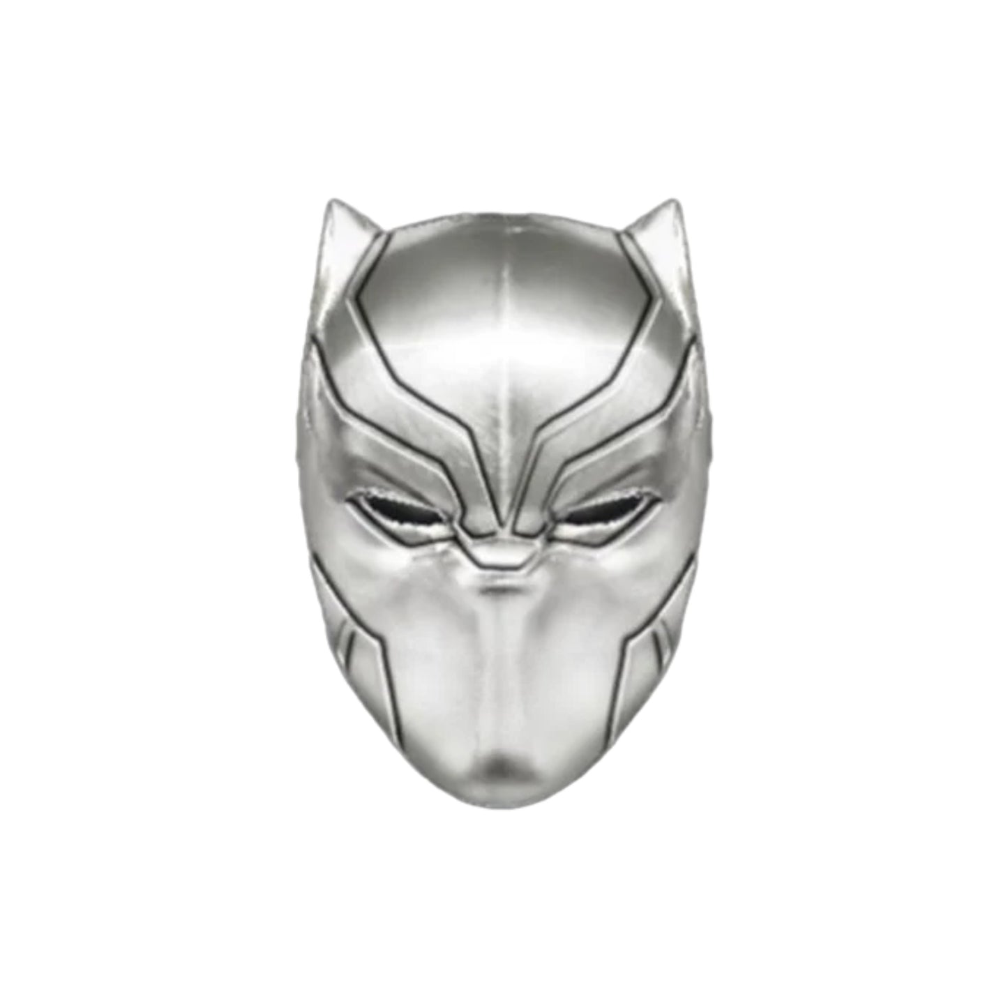 Black Panther Mask Pewter Lapel Pin