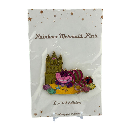 Beach Bum Cheshire Cat Fantasy Pin