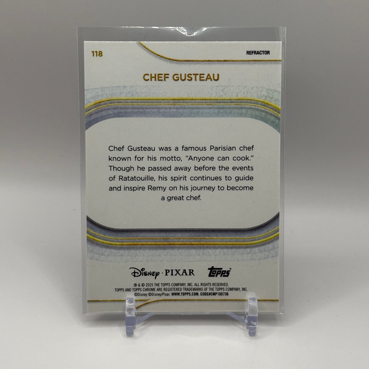 2025 Topps Chrome - Silver Refractor - Chef Gusteau