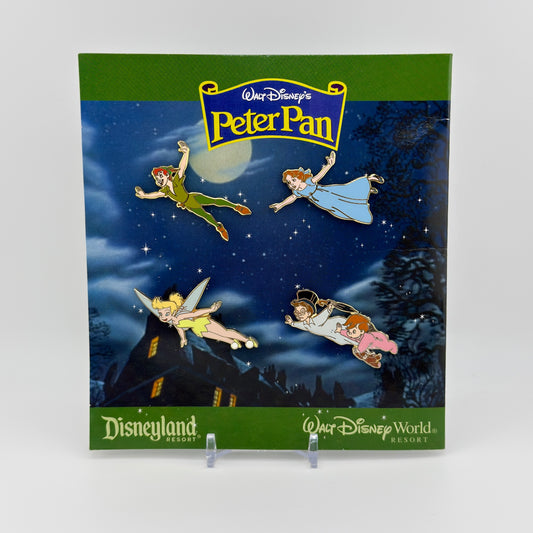 Disney Parks Peter Pan 4-Piece Booster Pin Set