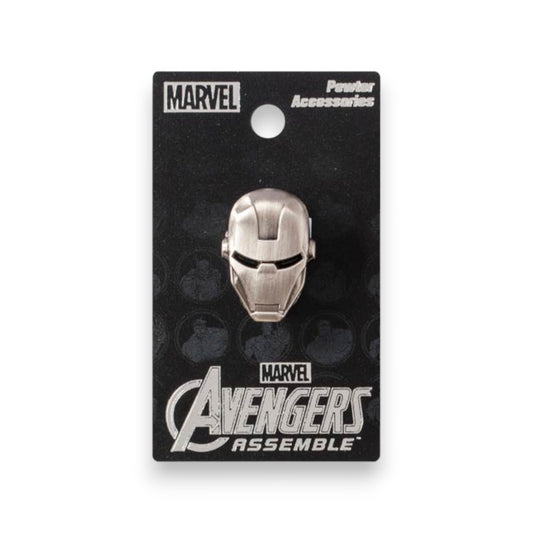 Iron Man Head Pewter Lapel Pin