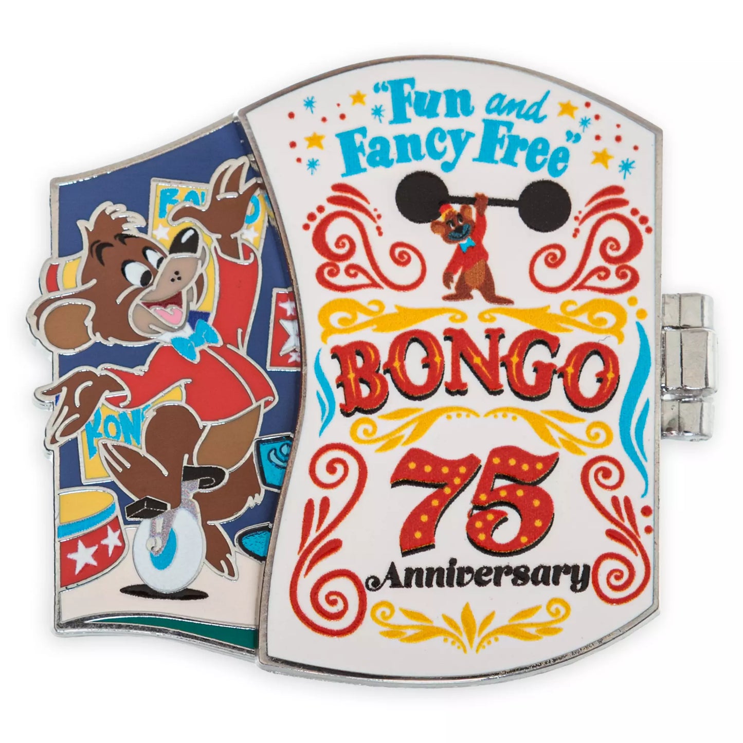 Bongo Hinged Pin – Fun and Fancy Free 75th Anniversary – Limited Release Pin