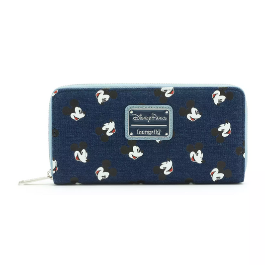 Mickey Mouse Denim Wallet