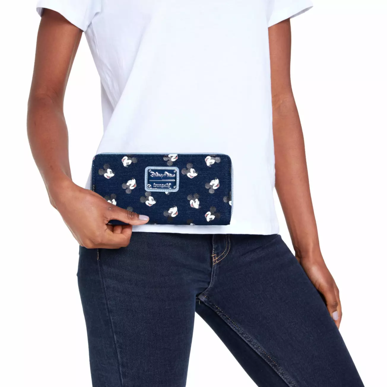 Mickey Mouse Denim Wallet
