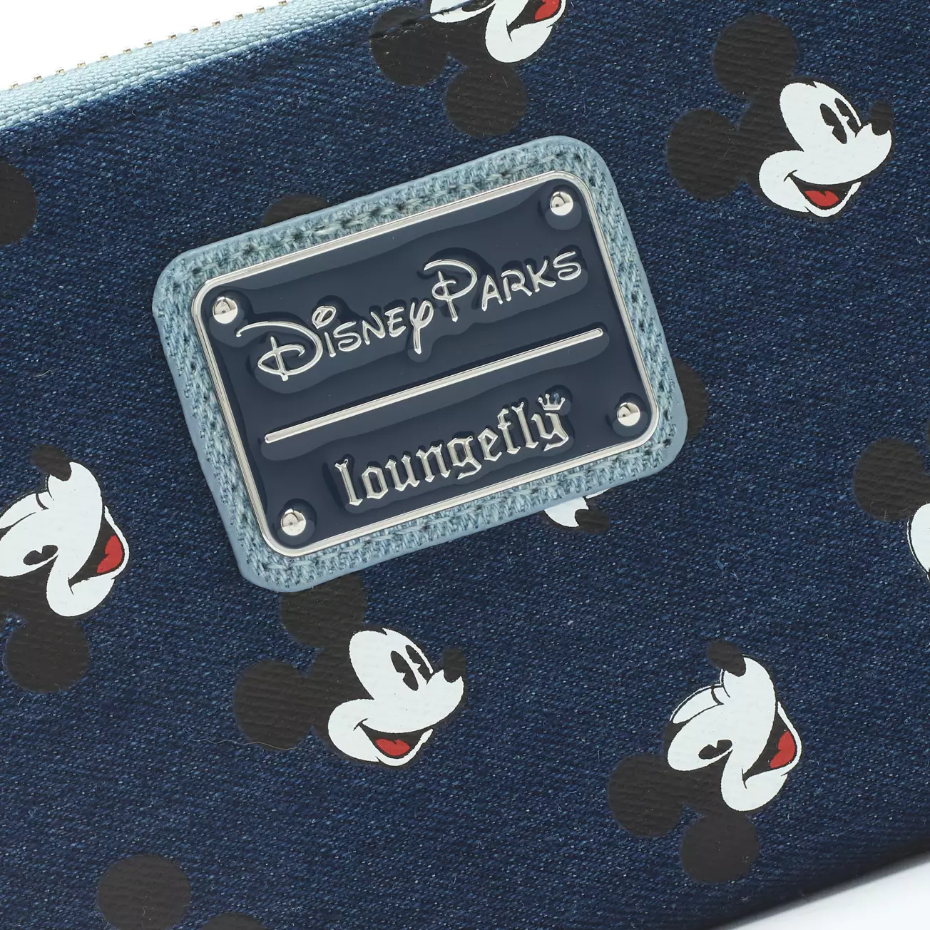 Mickey Mouse Denim Wallet