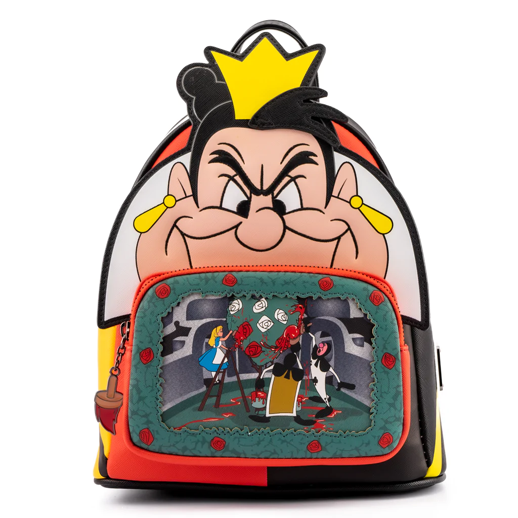 Queen of Hearts Villains Scene Mini Backpack